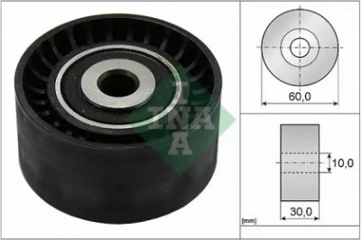 WILMINK GROUP wg1252880 -  Паразитный / ведущий ролик, поликлиновой ремень